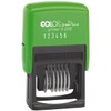 Colop S226 Green Line Numbering Stamp 6 Bands 0-9 Self-Inking