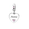 KunBead Auntie 18 inch Pink Heart I Love You Family