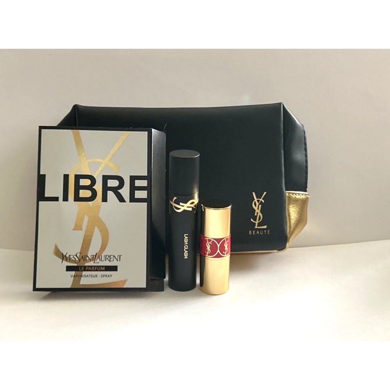 Yves Saint Laurent Beaute YSL black & gold Makeup cosmetics