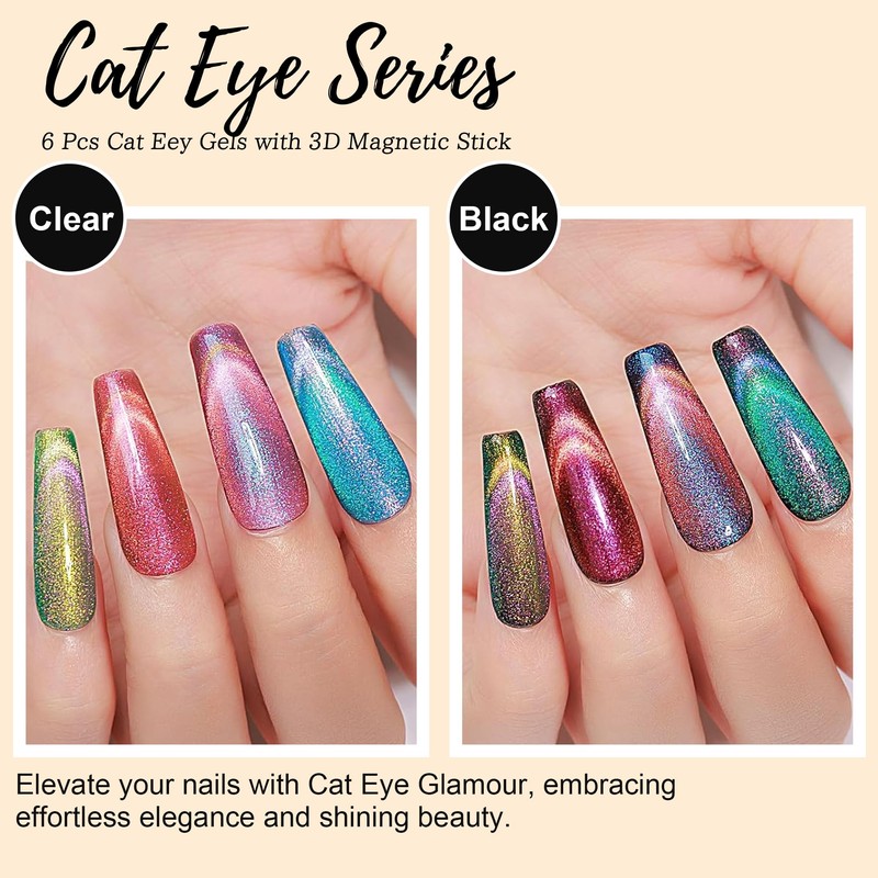 Cat Eye UV Gel Nagellack, UV Nagellack Set Gel Nagellack