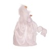 10-Inch Battery-Operated Silver and White Fairy Lighted Angel Tree Topper