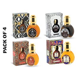 Hamidi 15 ml Perfume Oil Free From Alcohol Attar for Men and Women (Pack of 4) (Tayyeba)