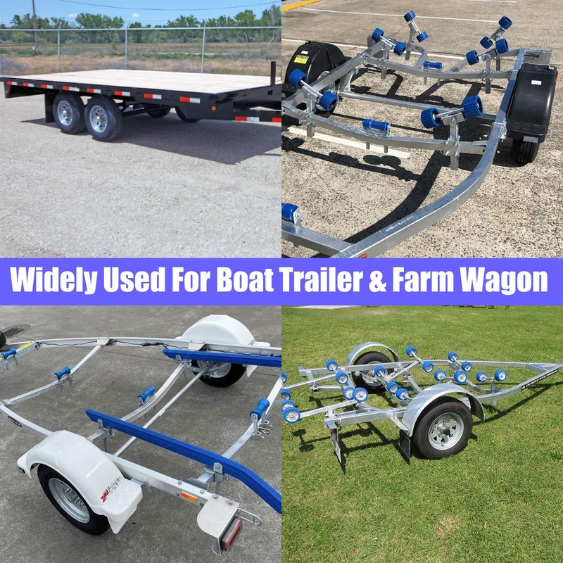 MYZHRE 4 Pcs Stainless Steel 2” Wide Leaf Spring Clamp