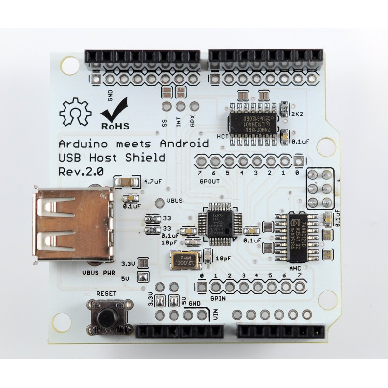USB Host Shield 2.0 for Arduino (compatible with Google Android