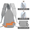 ZOMAKE Sling Bag,Small Crossbody Sling Backpack,Water Resistant Shoulder Bag Anti
