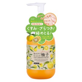 Akasuri Monogatari Akasuri Peeling Yuzu 9.8 fl oz (290 ml) (Exfoliating/Roughness/Blackhead Care), Peeling Gel, Rinse Type, Peeling, Gomage, Dull Care, Increased Transparency