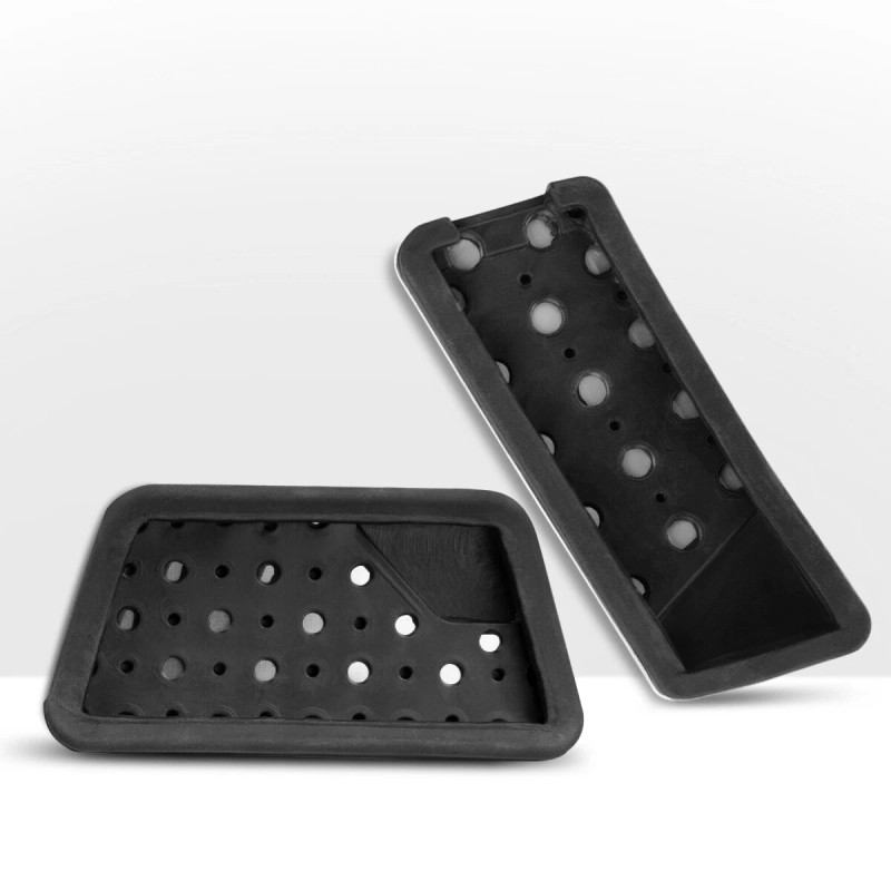 SHENKENUO Silver No Drilling Gas Brake Foot Pedal Cover AT