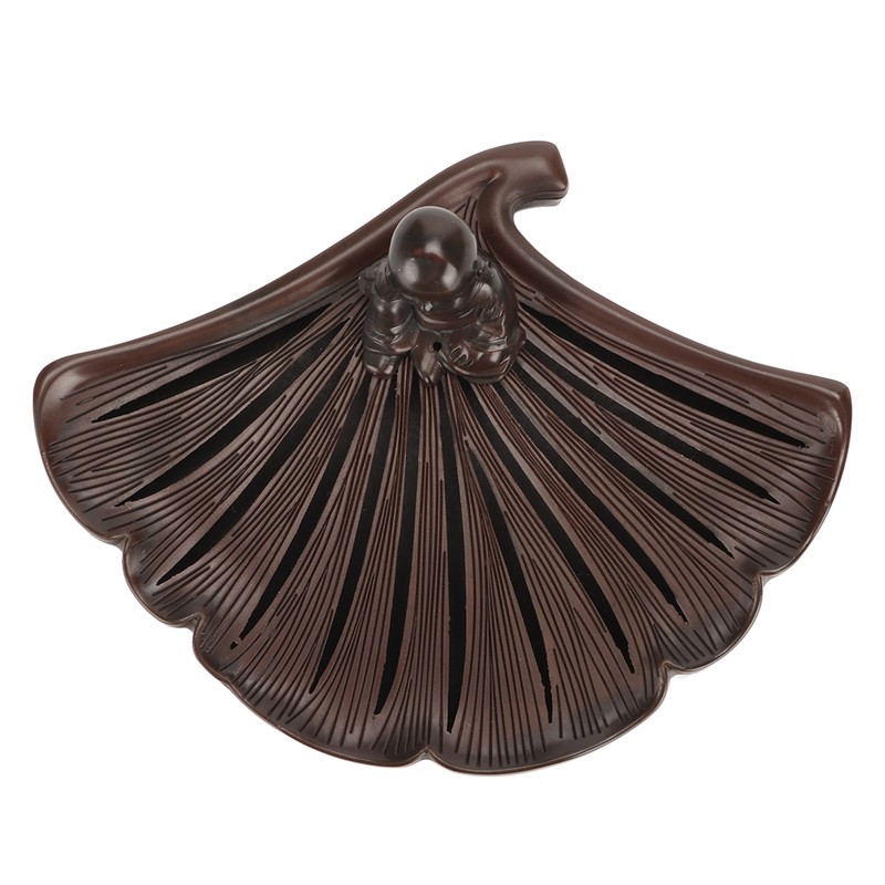 Ginkgo Leaf Incense Burner Antique Exquisite Zinc Alloy Incense Burner