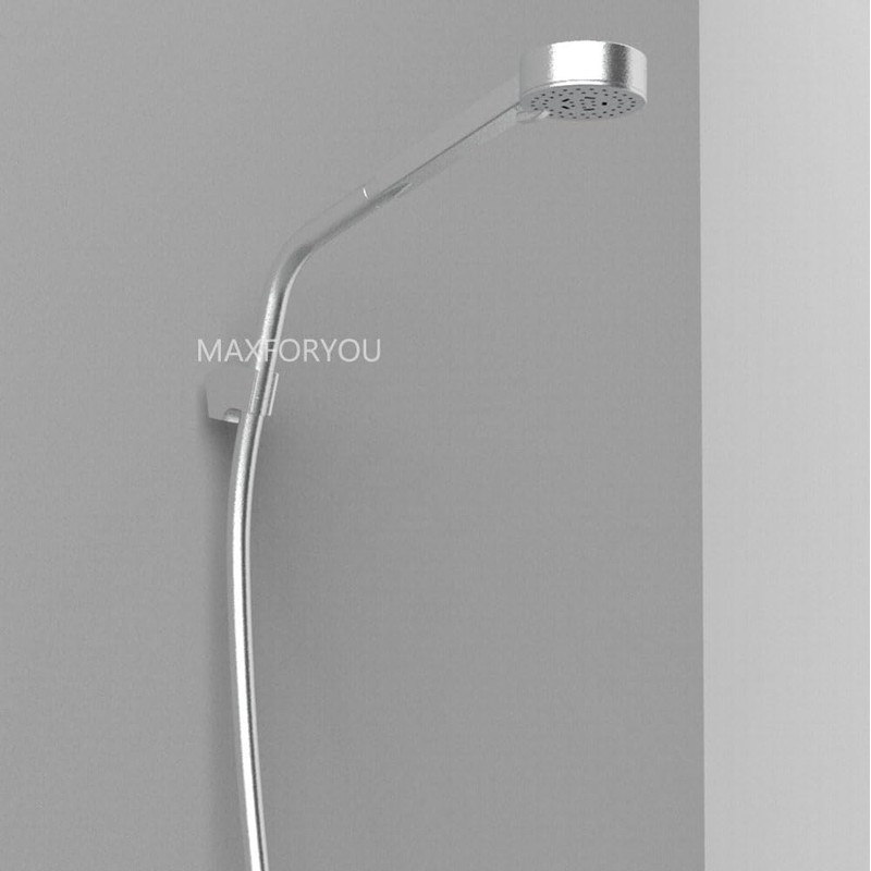 Maxforyou Curved Forward 20cm Universal G1/2" Handheld Shower Extra Hose