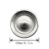 JCBIZ 20pcs Hemmed Round Snap Button 18mm DIY Decoration Button