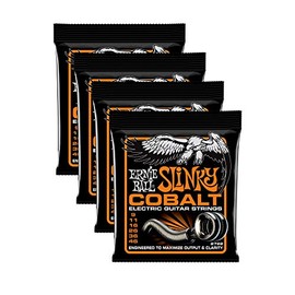 4 PACK Ernie Ball Cobalt P02722 Hybrid Slinky Electric Guitar Strings