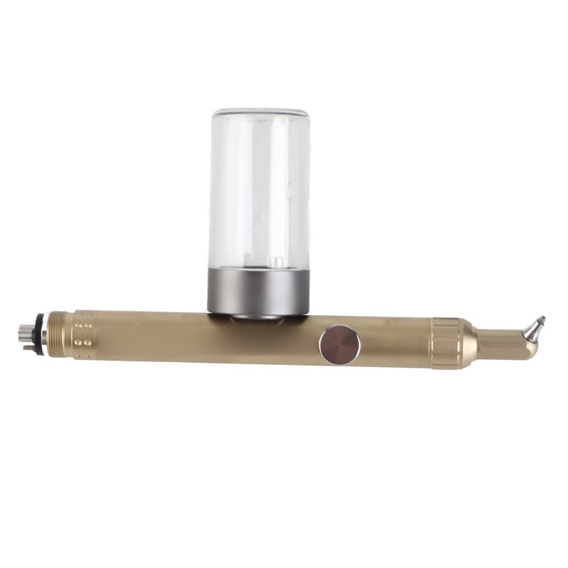 Dental Sandblasting Polisher Stainless Steel 360° Rotating Nozzle Dental Cleaning
