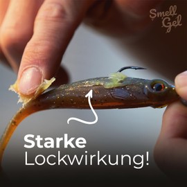 SPRO Smell Gel - Intensive Attractant Gel for Anglers | Long Adhesion & High Attractiveness | Perfect for All Bait Types | Fishing for Zander, Pike and Bass | Fishing Attractant | Crab UV