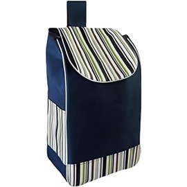 Oxford Fabric Shopping Bag, Foldable Replacement Bag for Shopping Cart Foldable Replacement Shopping Bag Waterproof for Shopping Trolley (Blue)