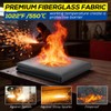PAWBOSE 4x6ft Welding Blanket, Silicone Coated Fiberglass Fire Blanket for