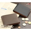 Abies Lambskin Leather Bifold Wallet (No Coin Pocket), Made in