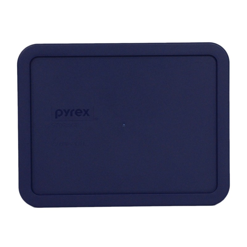 Pyrex 7211-PC 6 Cup Blue Food Storage Replacement Lid (2-Pack)