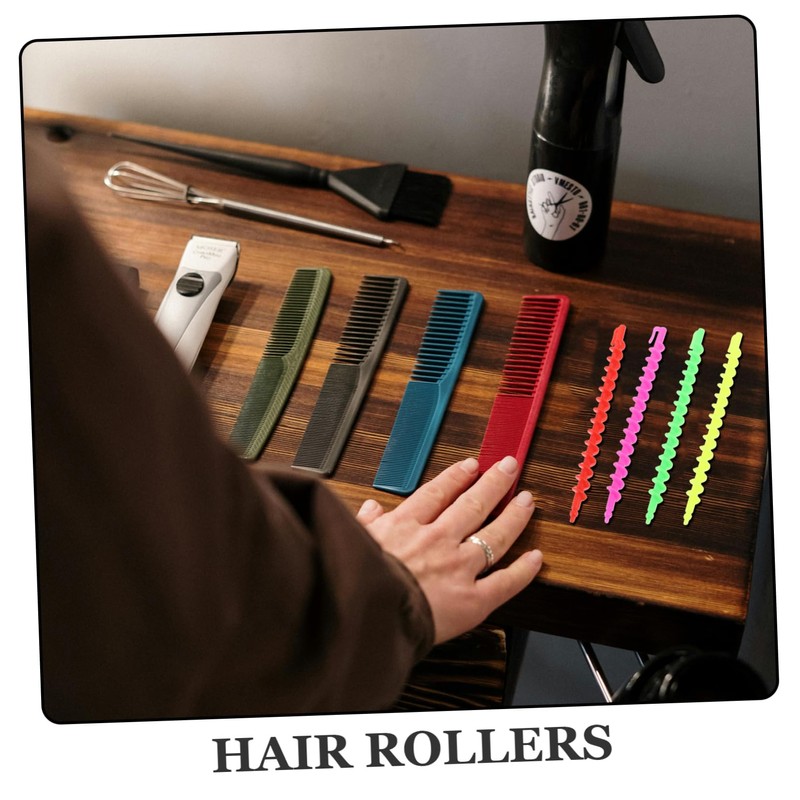 SAFIGLE 26pcs Spiral Hair Curlers Perm Rods for Flexible Styling