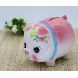 Craftmanhouse Piggy Bank Retro Medium Made in Japan