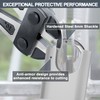 ZHEGE Outdoor Padlock Weatherproof, 4 Digit Padlocks with Code, Heavy
