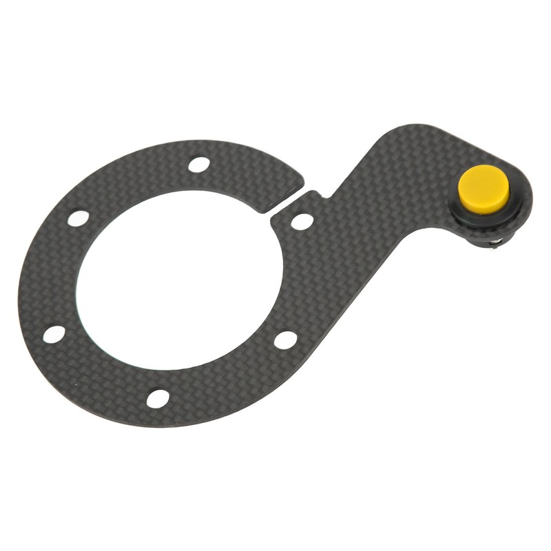 Steering Wheel Horn Button 6 Hole Carbon Fiber Comfortable Touch