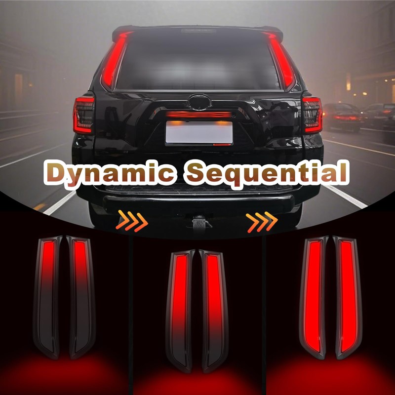 LED Rear Trunk Tail lights For Toyota 4Runner 2010-2023 Rear