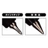 Mitsubishi Pencil Jetstream Edge SXN100338.10 Oil-Based Ballpoint Pen, 0.015-Inch (0.38