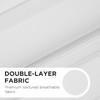 Joydeco Cordless Zebra Blinds for Windows, Dual Layer Light Control