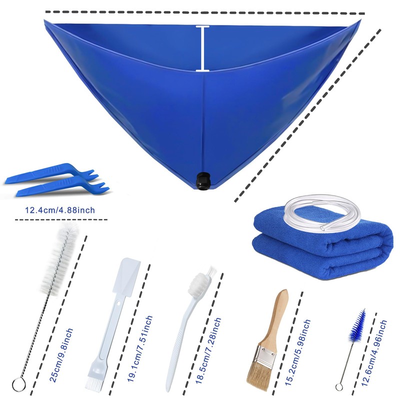 10 Pcs Mini Split Air Conditioner Cleaning Kit, Waterproof Air