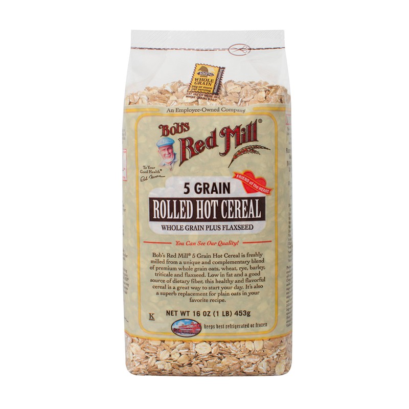 Bob's Red Mill 5 Grain Rolled Hot Cereal, 16-ounce