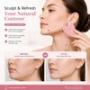 Lymphatic Contour Face Brush, 2 in 1 Facial Massage Tools