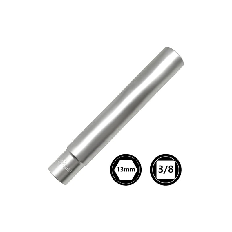 ZKTOOL 13MM Deep Metrichex Socket Set, 3/8-Inch Drive Deep Metric