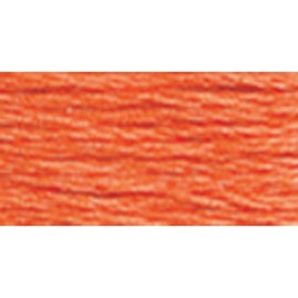DMC 117-3340 Mouline Stranded Cotton Six Strand Embroidery Floss Thread, Medium Apricot, 8.7-Yard