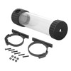 Cylindrical Water Cooling Reservoir Built in Filter Transparent 515ml Water