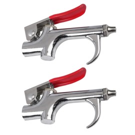 Luftblaspistolen-Werkzeug, 6,35 mm NPT-Gewinde, Hebel-Blaspistolen-Düse, Auto-Klimaanlagen-Spülset für industrielle Haushalt-Luftblaskompressoren, 2 Stück