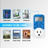 Timer Outlet, Programmable 110V/220V Pump Timer Switch, Minimum Setting by