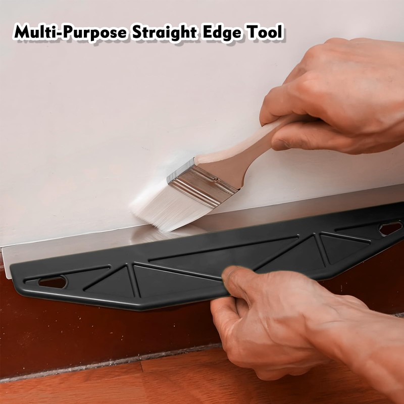 NICECONE 12" Stainless Steel Paint Trim Guard & Wallpaper Scraper