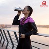 Uninsulated Stainless Steel Water Bottle, Single Wall, with Carrying Loop,