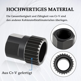 EVRBUL Bicycle Wheel Hub Tool, Rear Hub Locking Ring Nut Removal Repair Tool Compatible with DT Swiss Star Ratchet, DT 350, 240, 440, 540 Ratchet