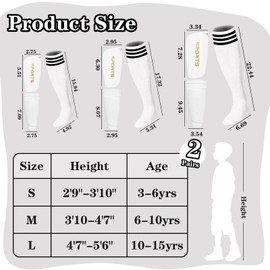 Soccer Shin Guards Soccer Shin Pads Set with Shin Sleeves and Long Soccer Socks Optimized Insert Pocket Protective Soccer Lightweight Soccer Equipment for Boys Girls Men Soccer Game (White)