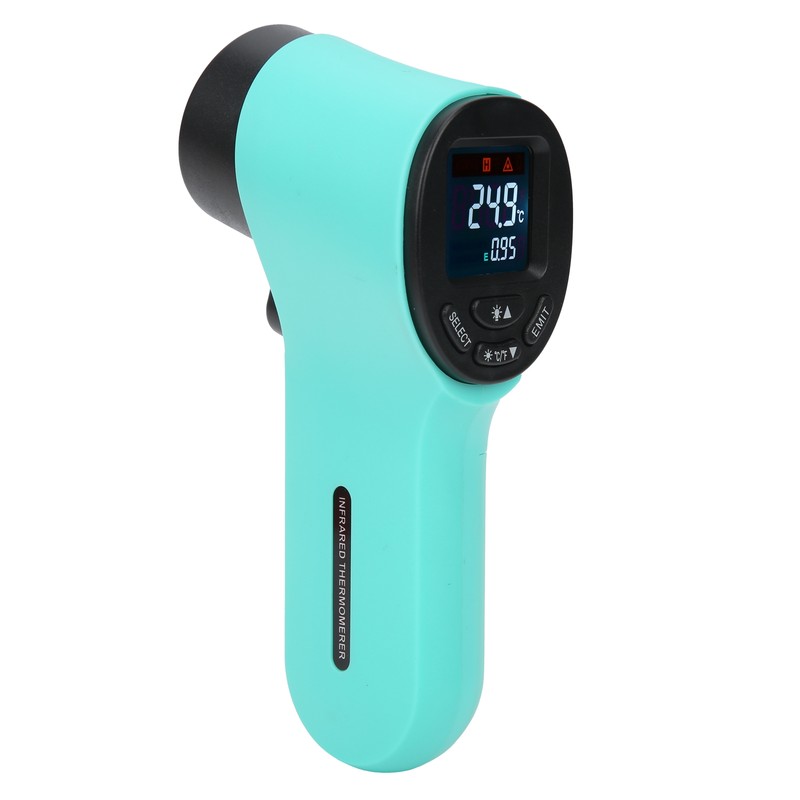 Temperature Measuring Gun NonContact Infrared Portable Handheld Thermometer HW550(Green )