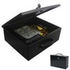 Yuanshikj Fireproof Lock Safe Box for Documents, Key Lock Steel