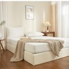 Boqingzhu Muslin Cotton Fitted Sheet 90 x 200 cm White