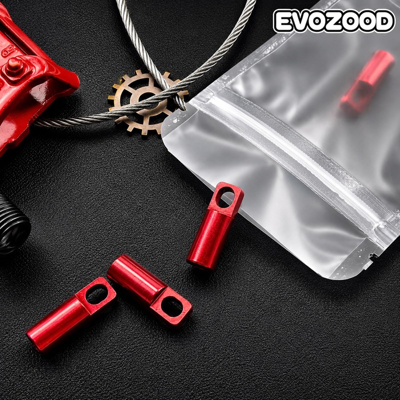 Red Presta Valve caps 2 in 1 Bike tire caps