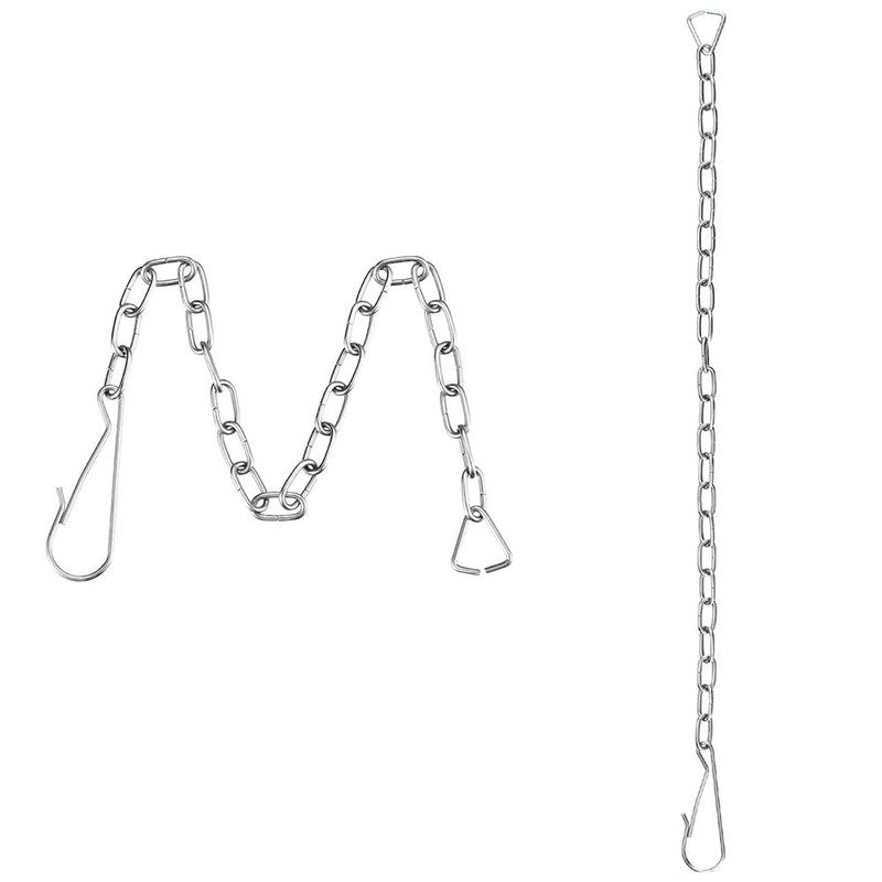 CENPEK 5 Pcs Toilet Flapper Replacement Chain Metal Triangle Hook