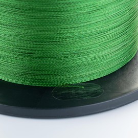 Zite Fishing Fishing Line Braided 4-Way - Braided Line 4 x PE 550 m Spool - 0.14-0.30 mm Fishing Tendon Braided Line Green (9.0 kg / 0.18 mm)