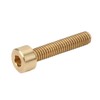 50Pcs Cap Hex Socket Screw Copper Fastener Hardware Tools Industrial
