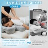 Face Down Massage Pillow and Breast Pillow Set for A-B