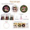 3 Pcs Mushroom Embroidery Kit, Hand Embroidery Kits with Mushroom