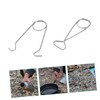 GRIRIW 2Pcs Stainless Steel Bottle Hanger Fish Mouth Spreaders Durable